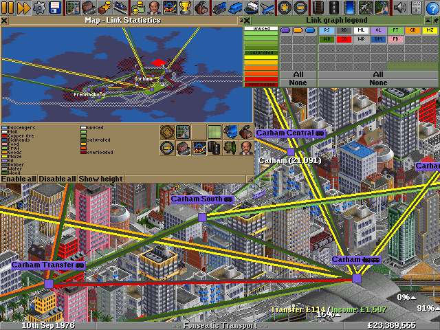 Transport Tycoon Deluxe [OpenTTD] atari screenshot